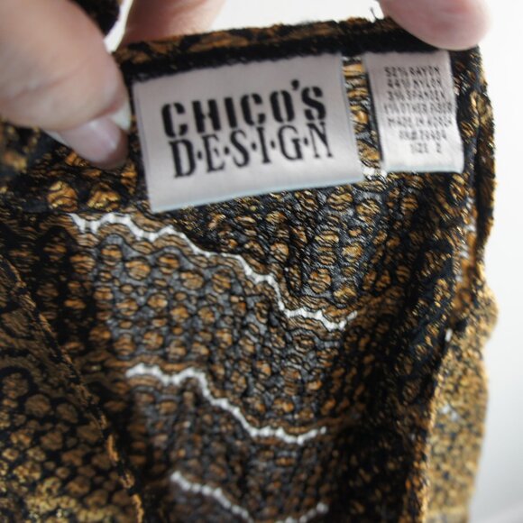 Chicos design 2 pc tank top vintage twinset size 1,2 - Picture 4 of 6